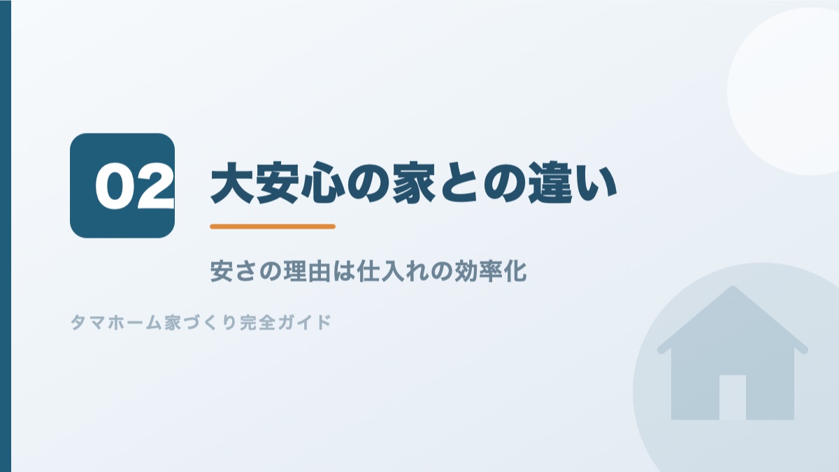 大安心の家と地域限定商品の違いを解説するバナー画像