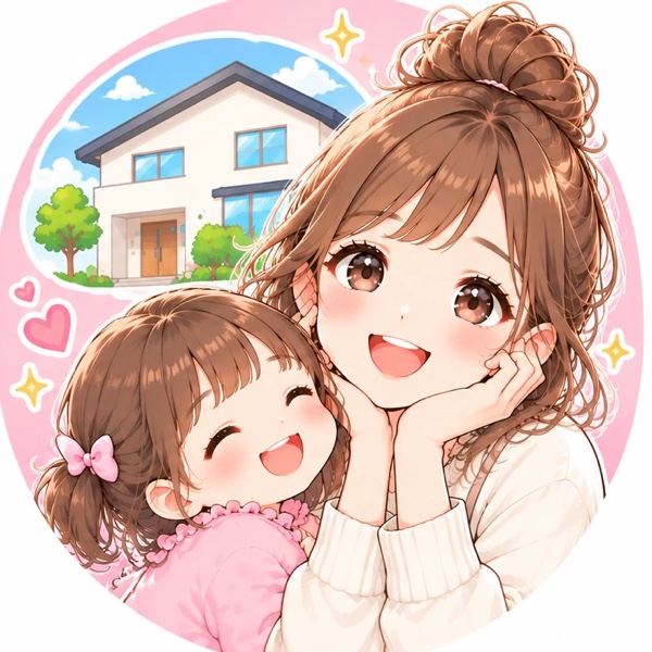 タマホームで家を建てた先輩施主のイラストアイコン